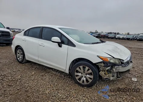 2012 Honda Civic Lx z USA, uszkodzony, nr VIN 19XFB2F57CE080217